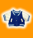 Royal Blue Letterman Jacket